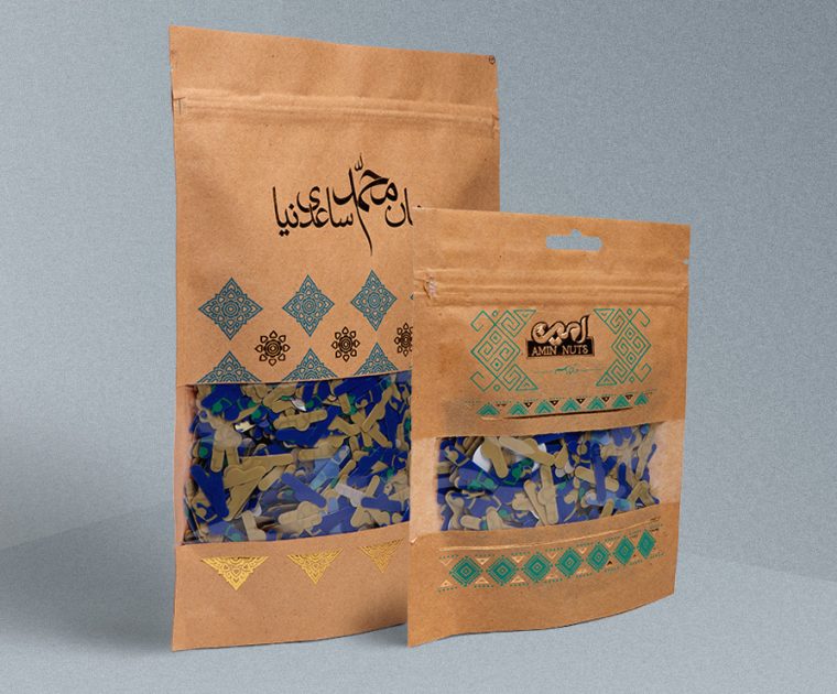 پاکت ایستاده‌ زیپدار